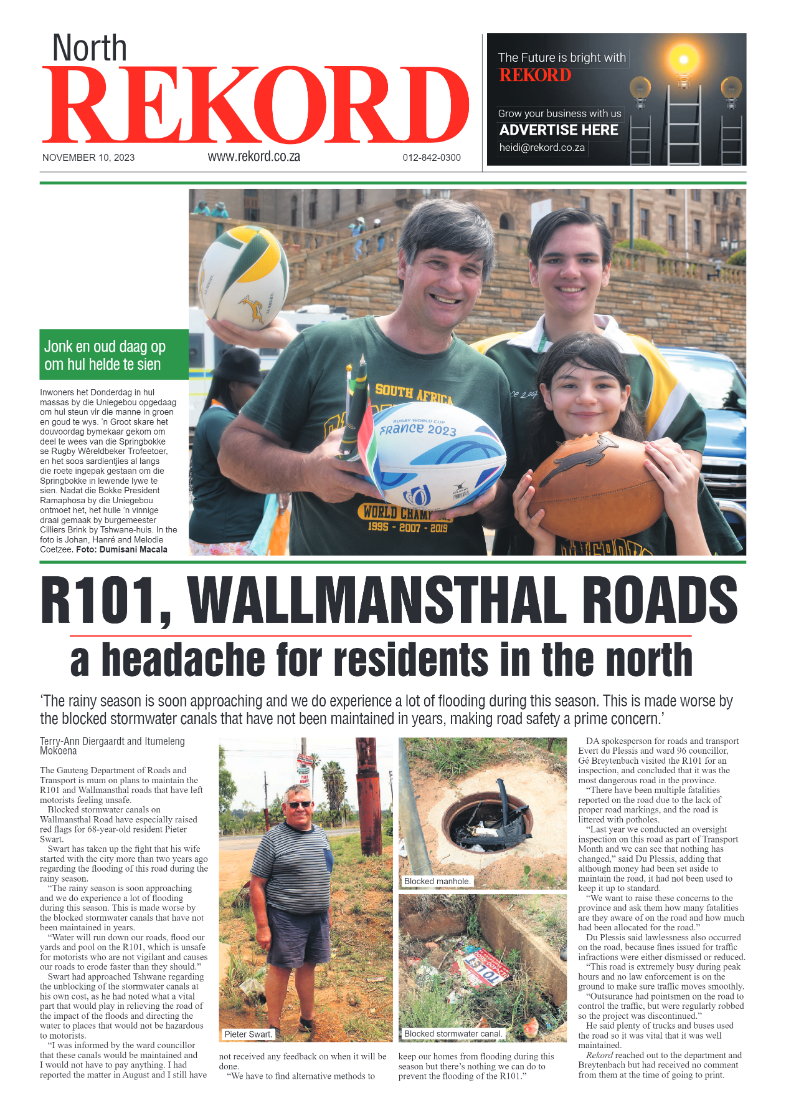Rekord North 10 November 2023 page 1