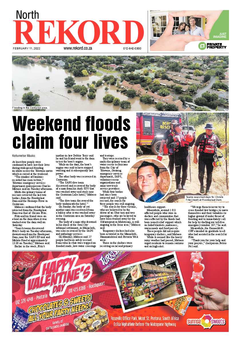 Rekord North 11 February 2022 page 1