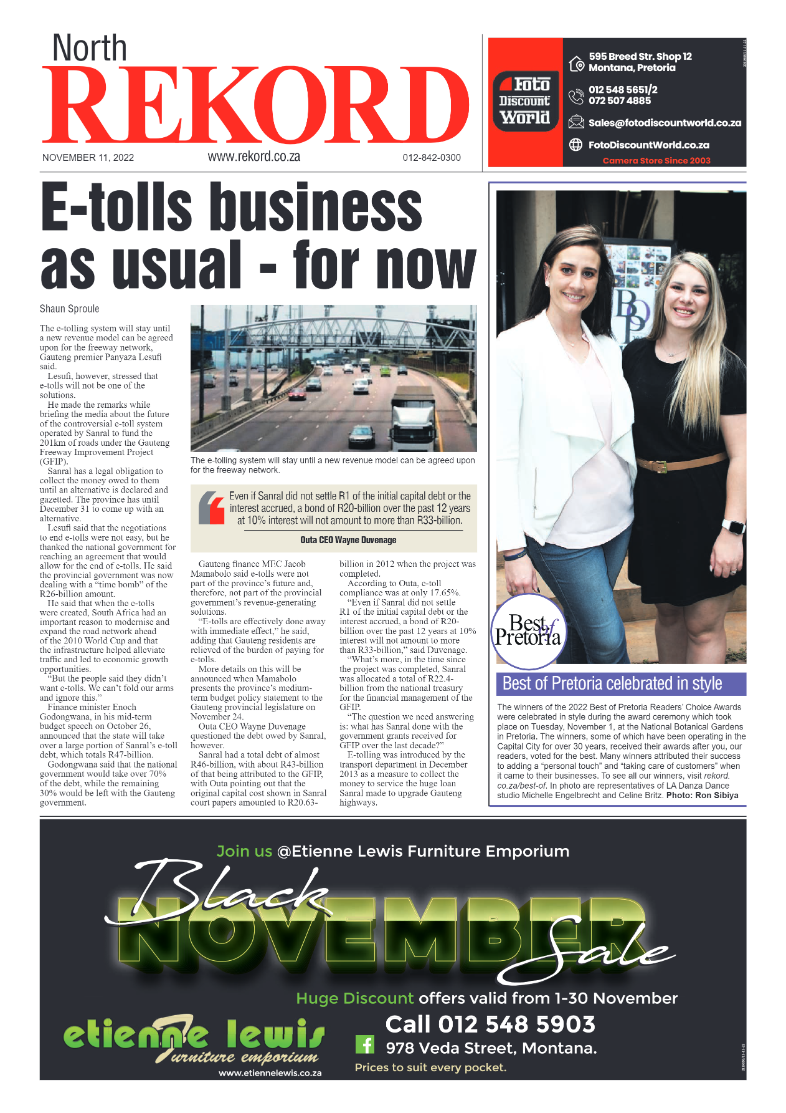 Rekord North 11 November 2022 page 1