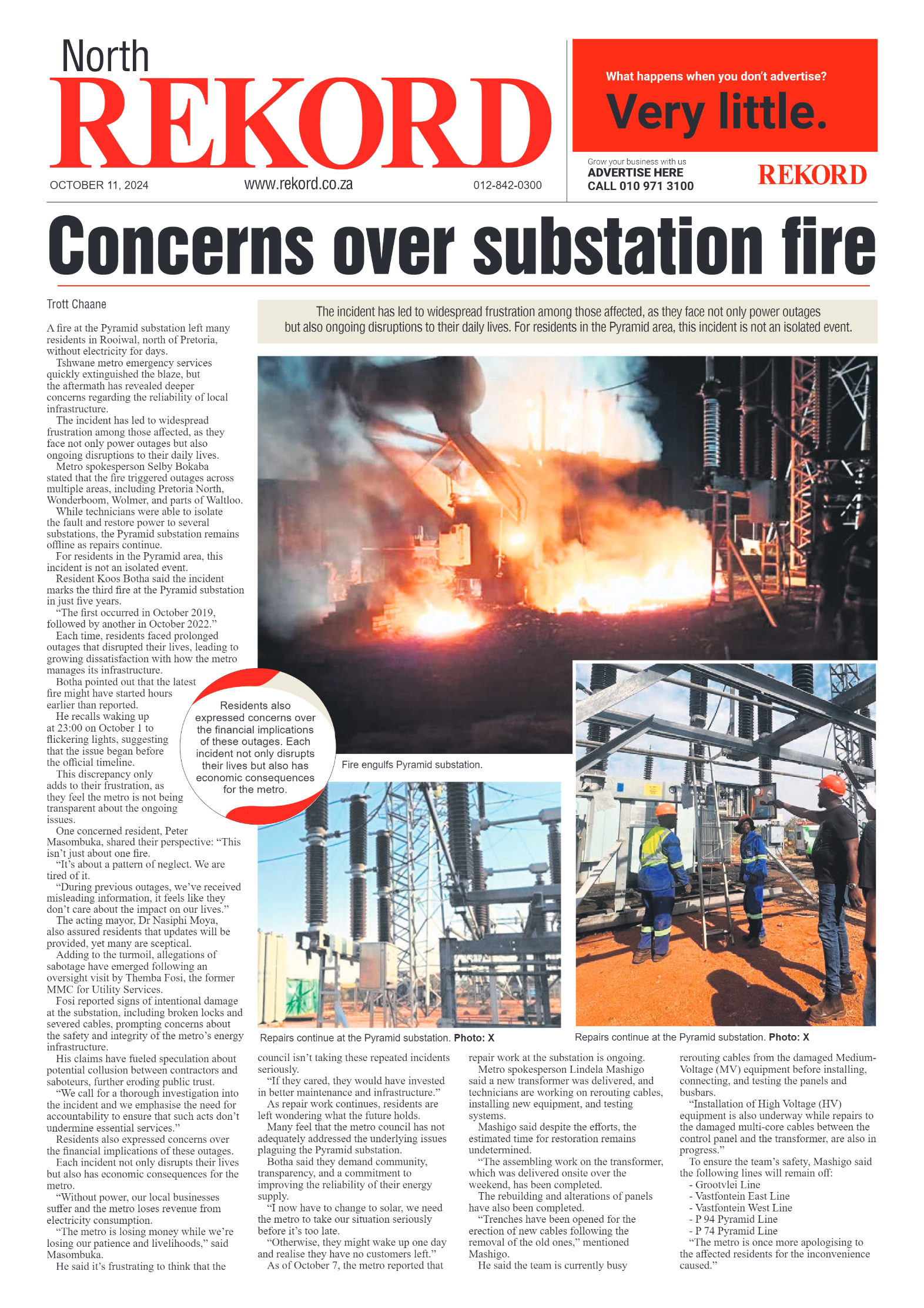 Rekord North 11 October 2024 page 1