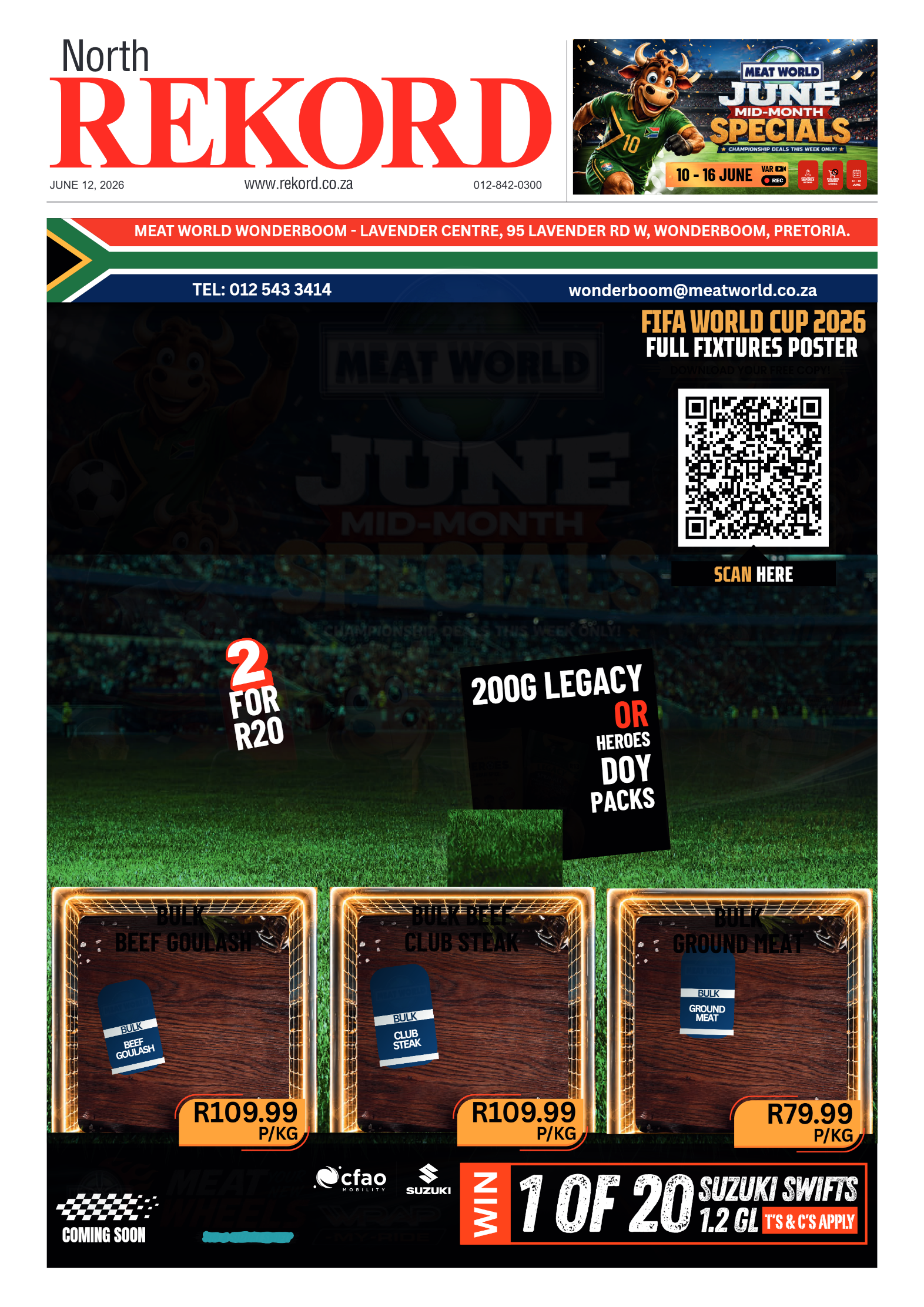 Rekord North 12 June 2026 page 1