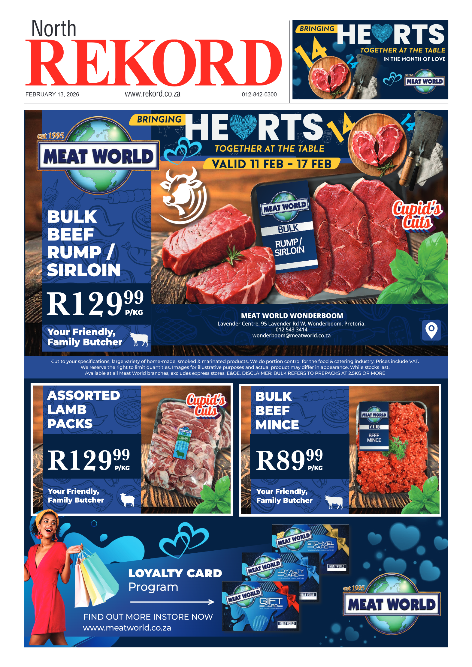 Rekord North 13 February 2026 page 1