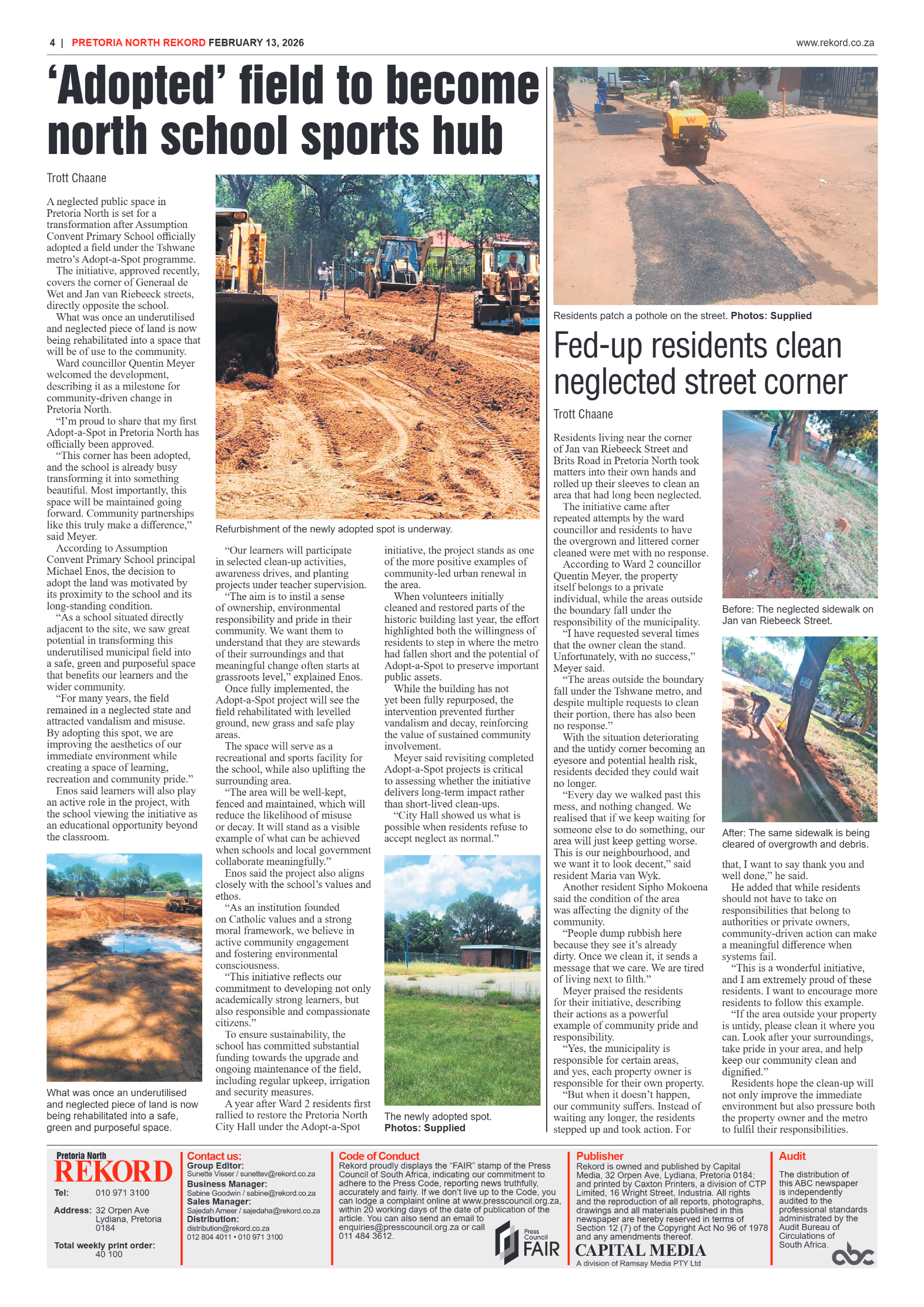 Rekord North 13 February 2026 page 6