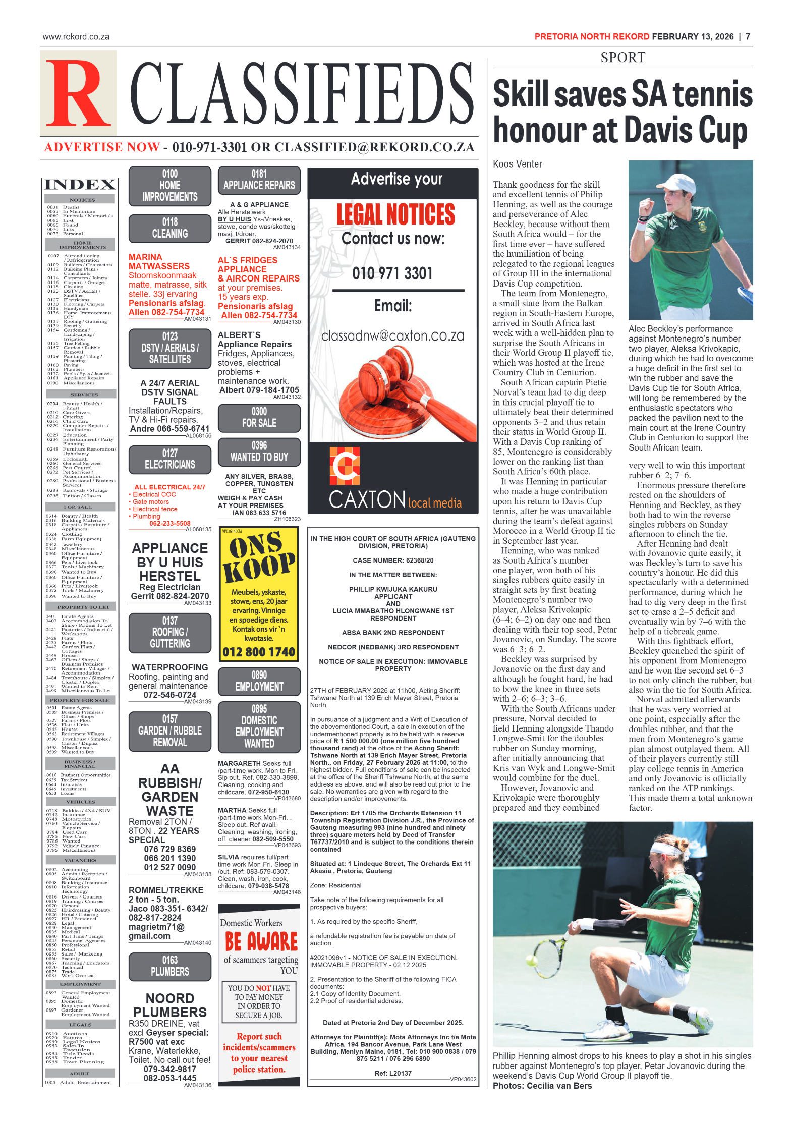 Rekord North 13 February 2026 page 9