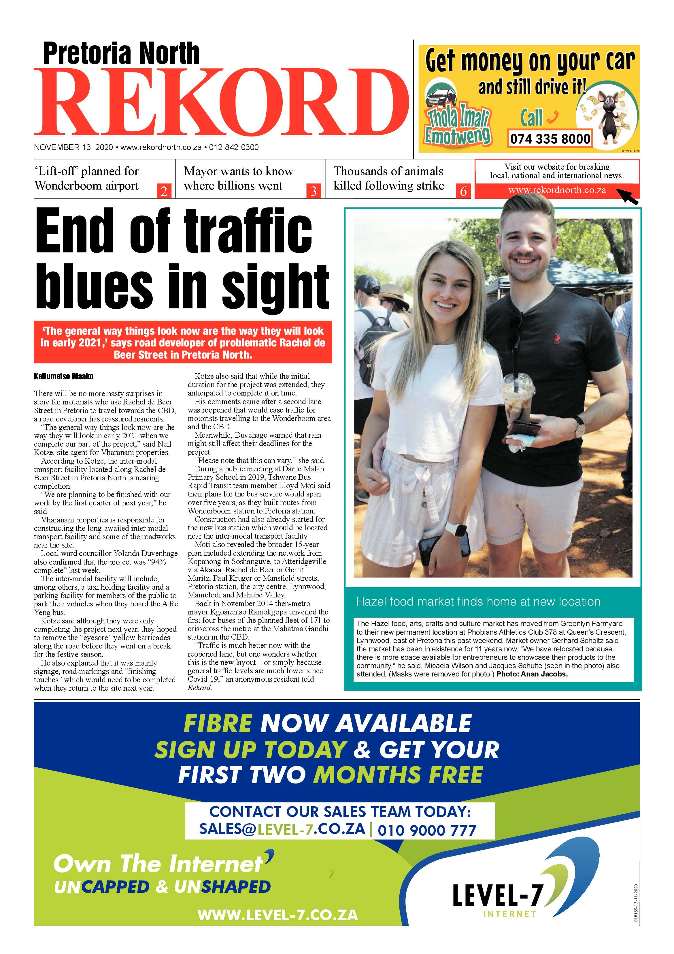 Rekord North 13 November 2020 page 1