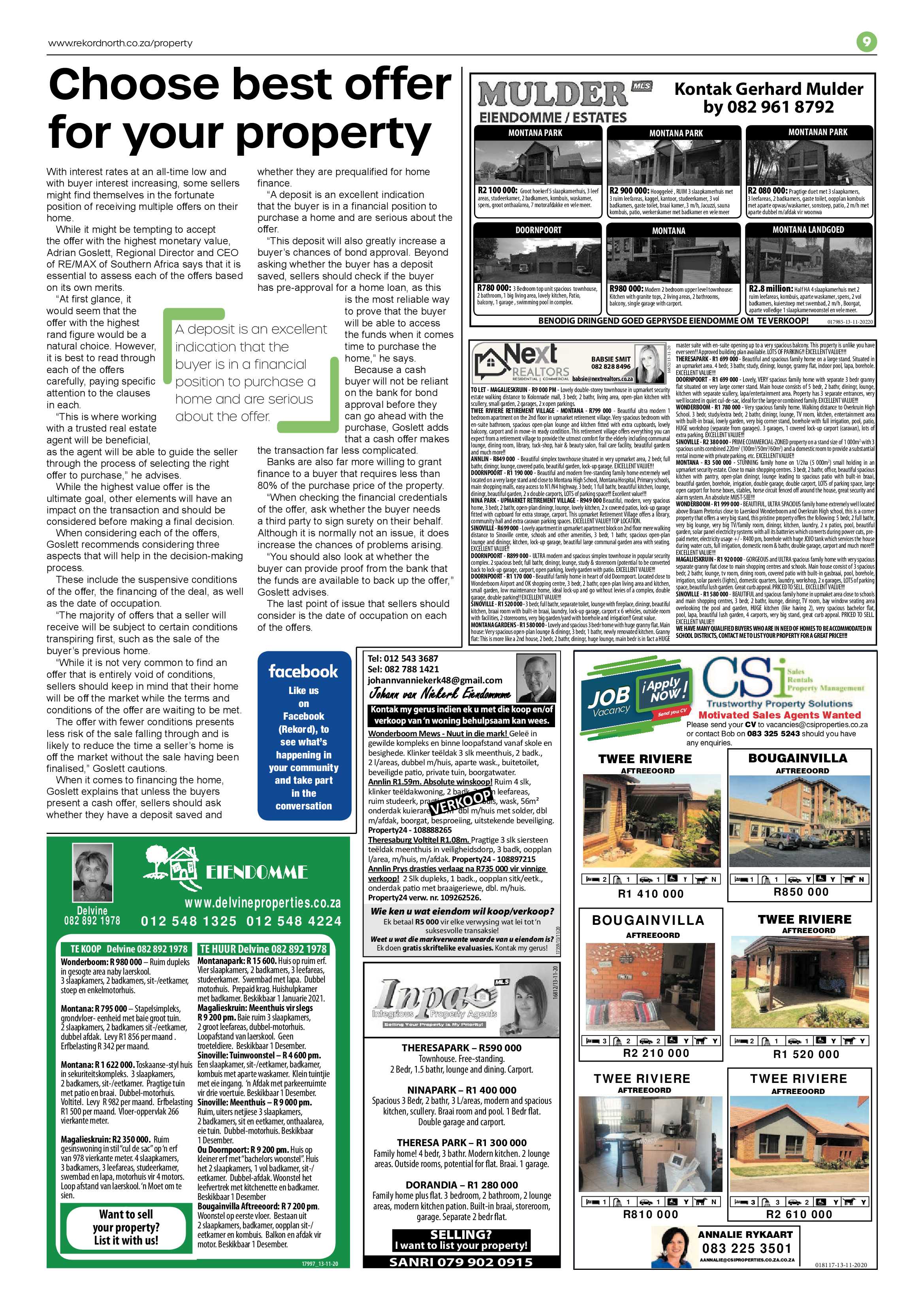Rekord North 13 November 2020 page 9