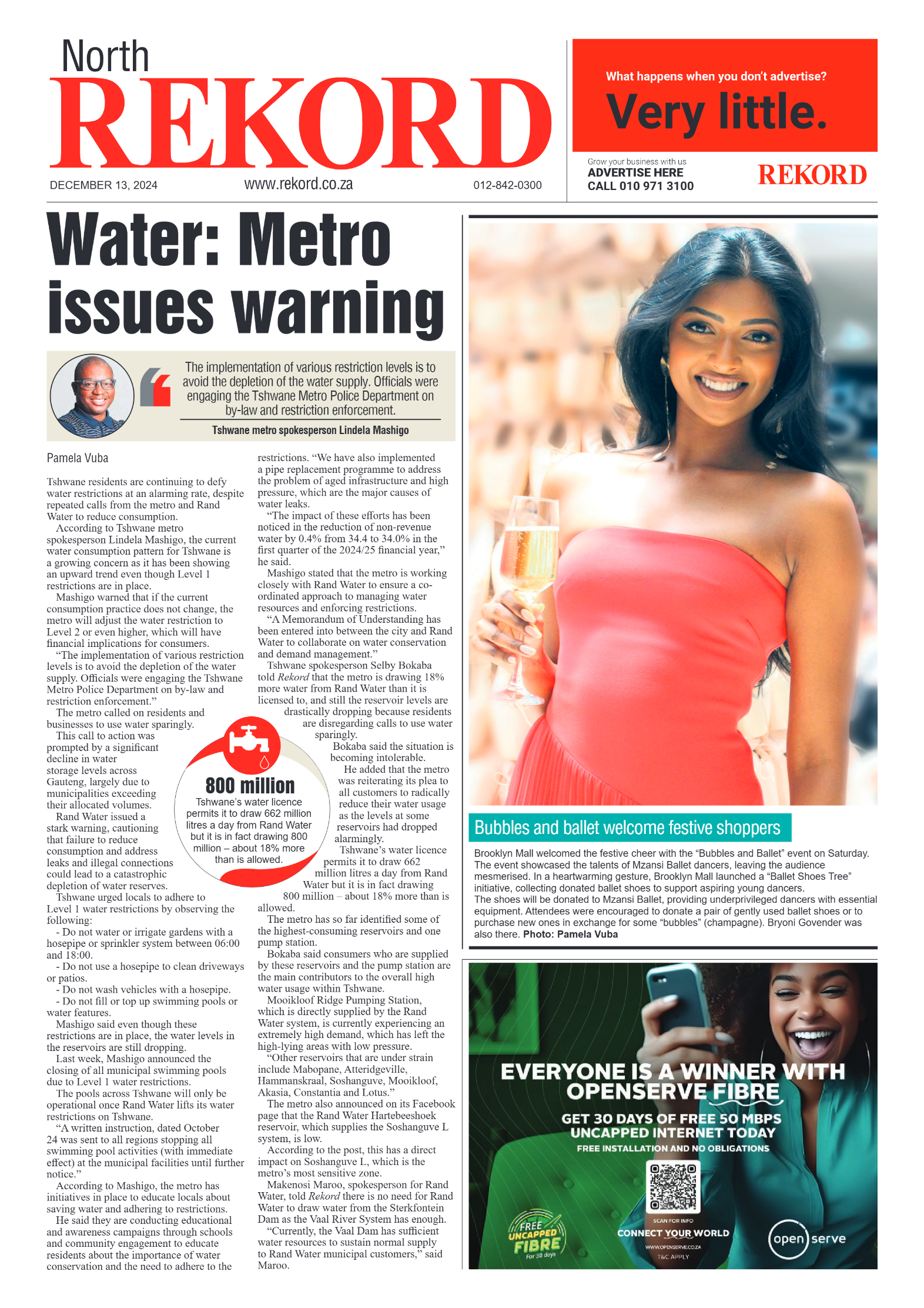 Rekord North 13 November 2024 page 1