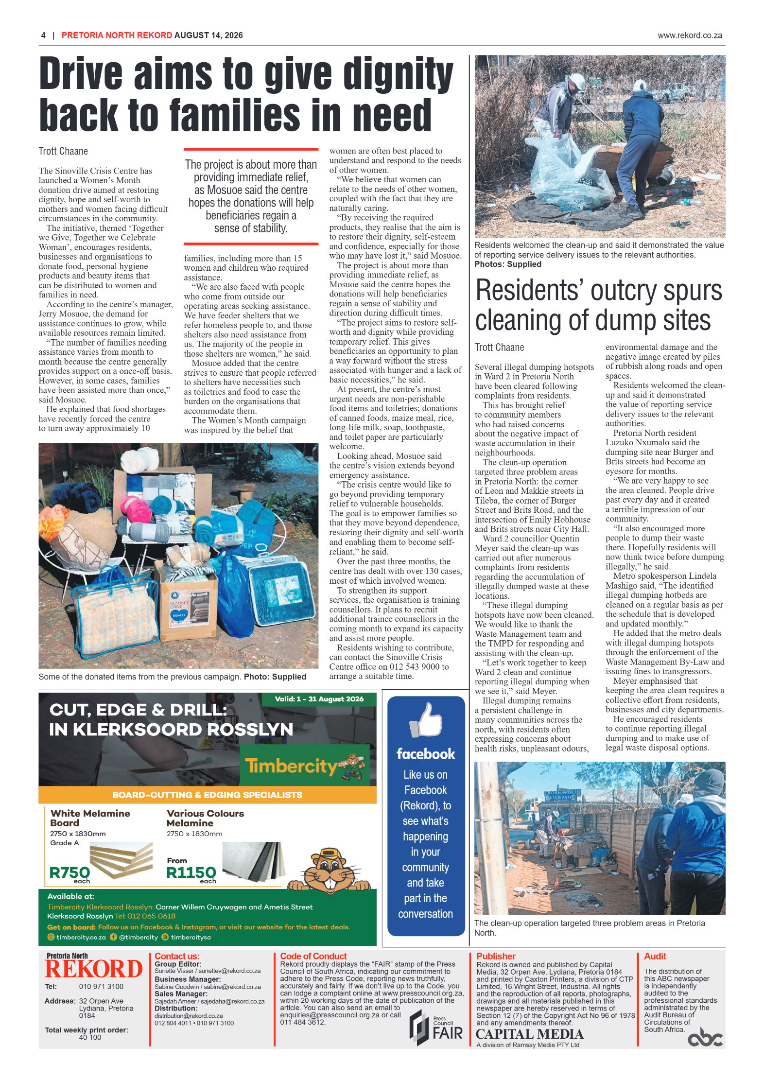 Rekord North 14 August 2026 page 4