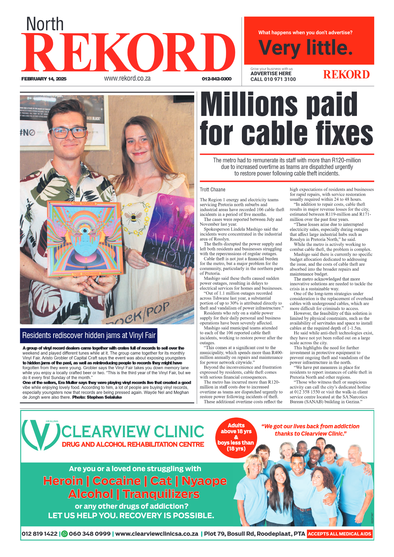 Rekord North 14 February 2024 page 1