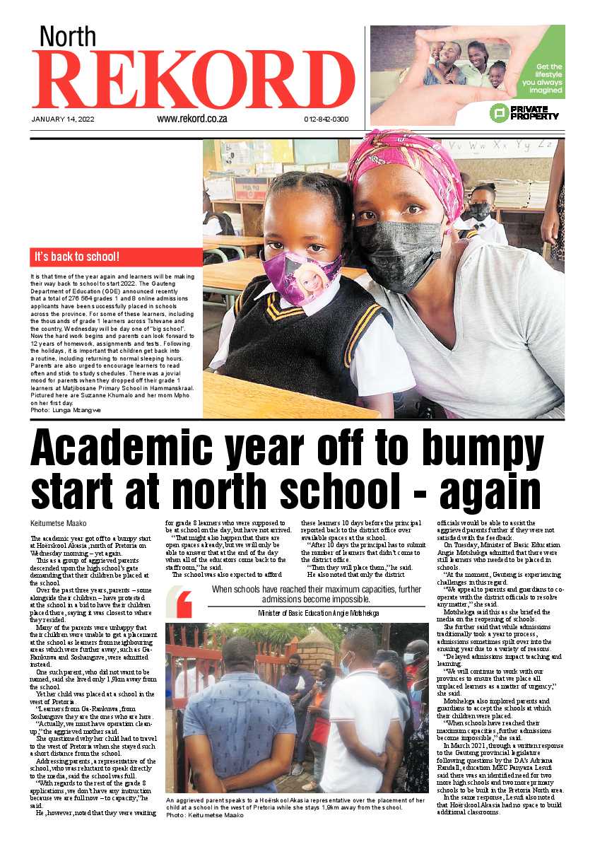 Rekord North 14 January 2022 page 1
