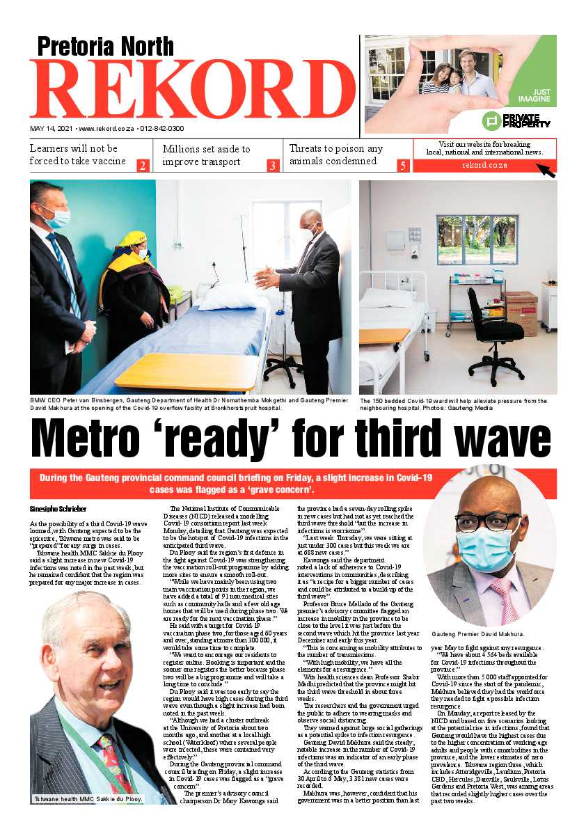 Rekord North 14 May 2021 page 1