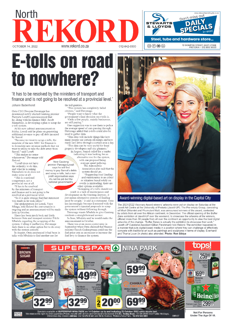 Rekord North 14 October 2022 page 1