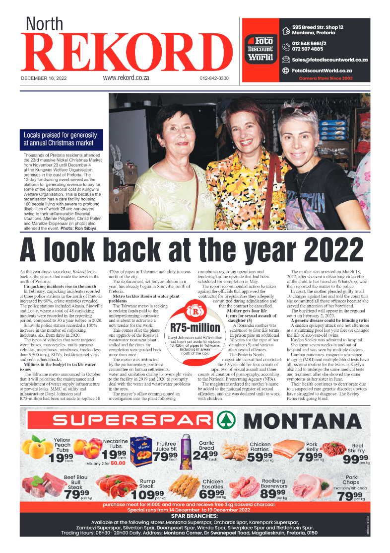 Rekord North 16 December 2022 page 1