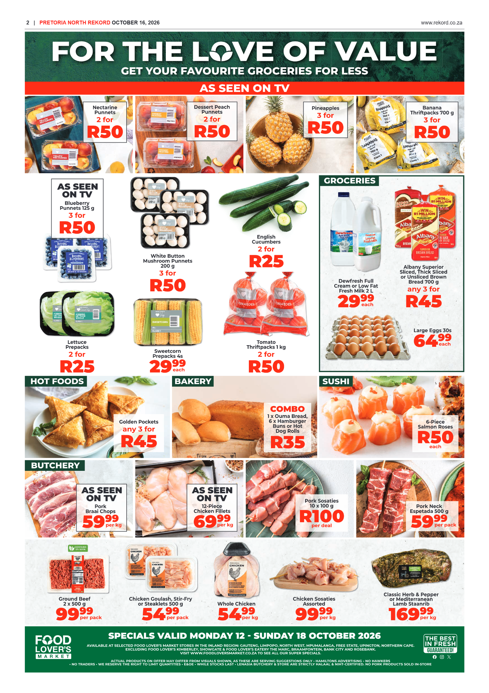 Rekord North – 16 October 2026 page 2