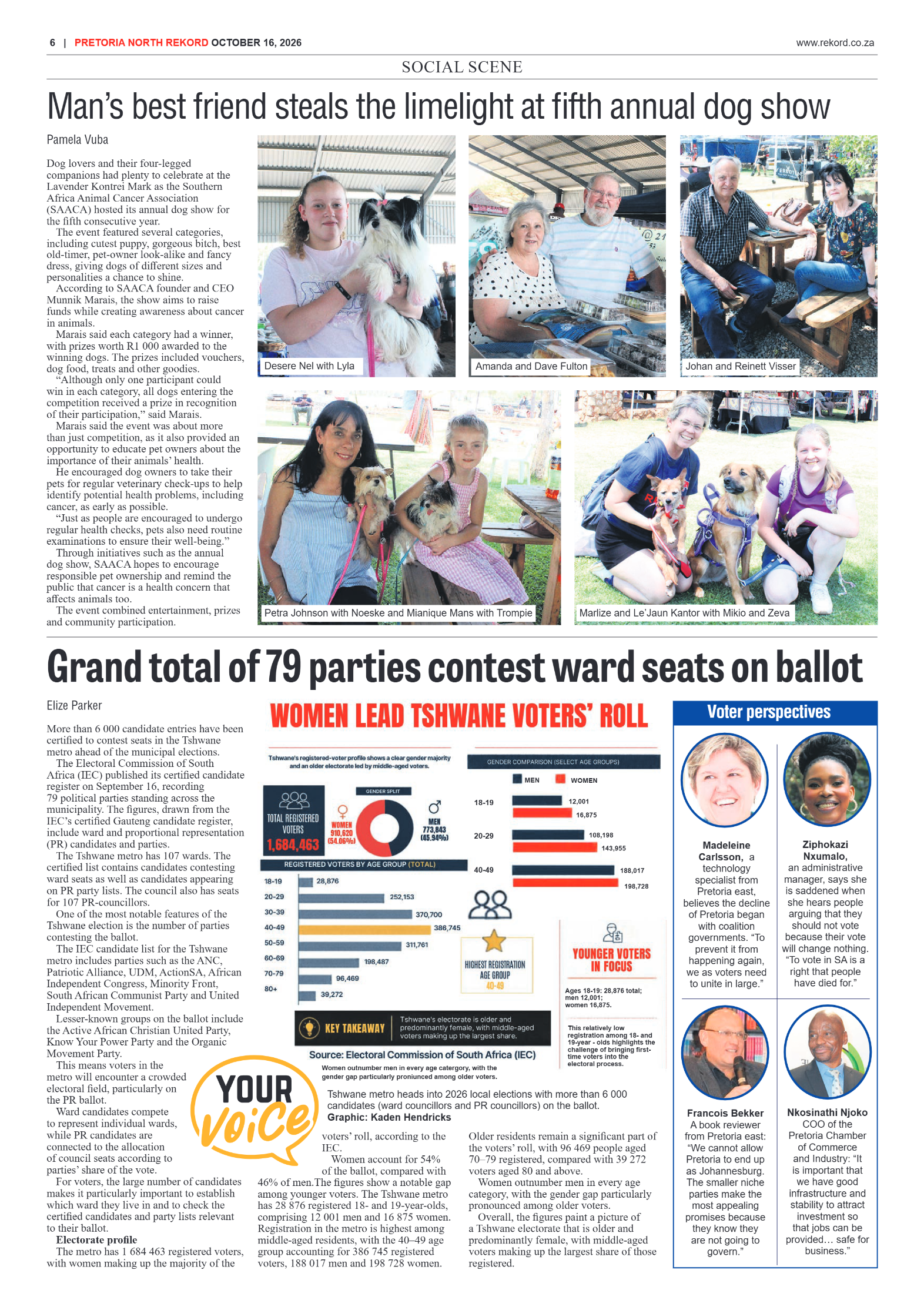 Rekord North – 16 October 2026 page 6
