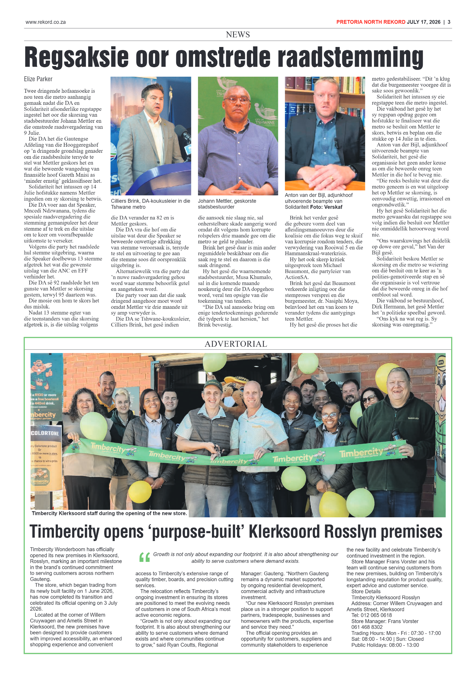 Rekord North 17 July 2026 page 3