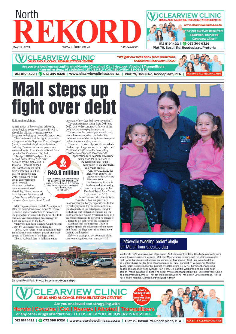 Rekord North 17 May 2024 page 1