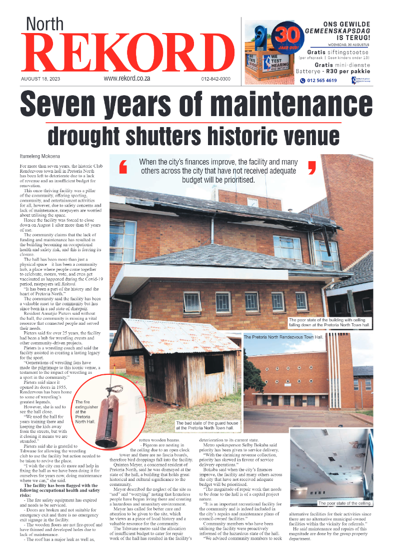 Rekord North 18 August 2023 page 1