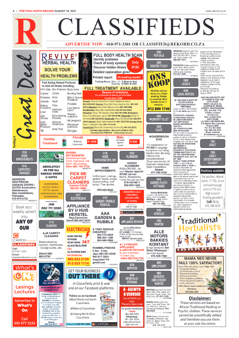 Rekord North 18 August 2023 page 6