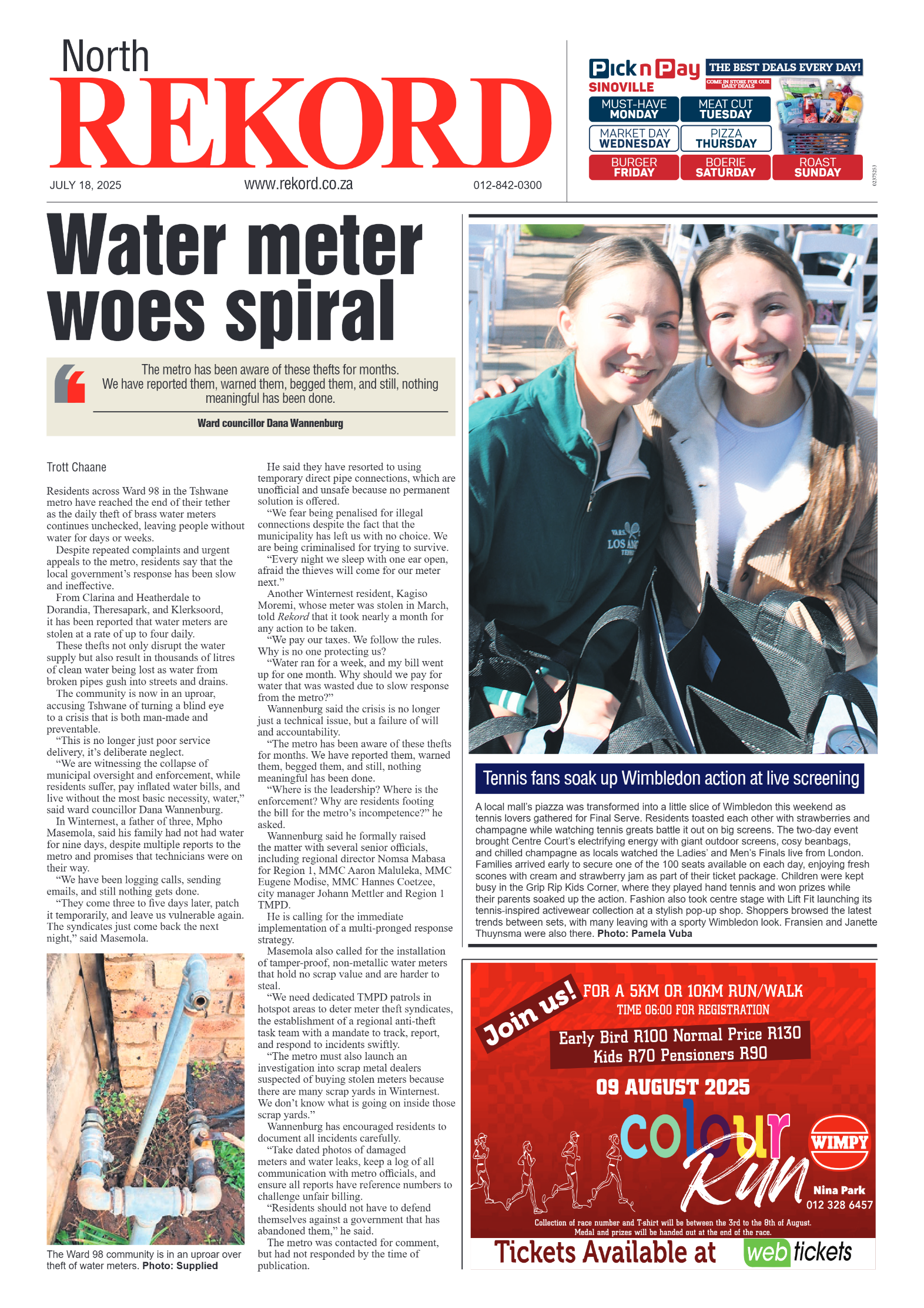 Rekord North 18 July 2028 page 1