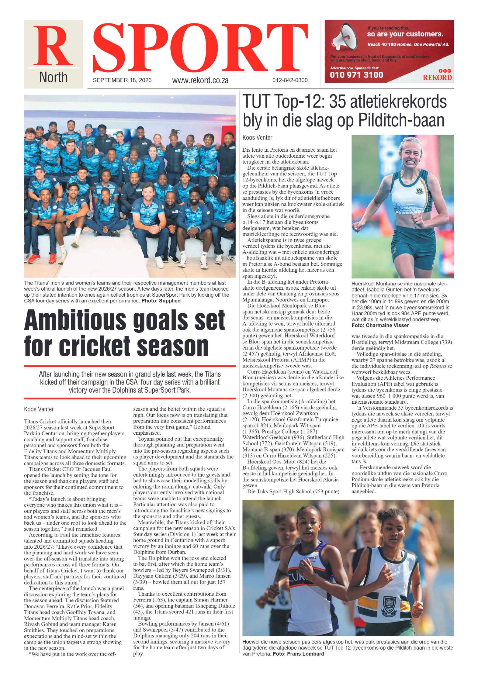 Rekord North 18 September 2026 page 8