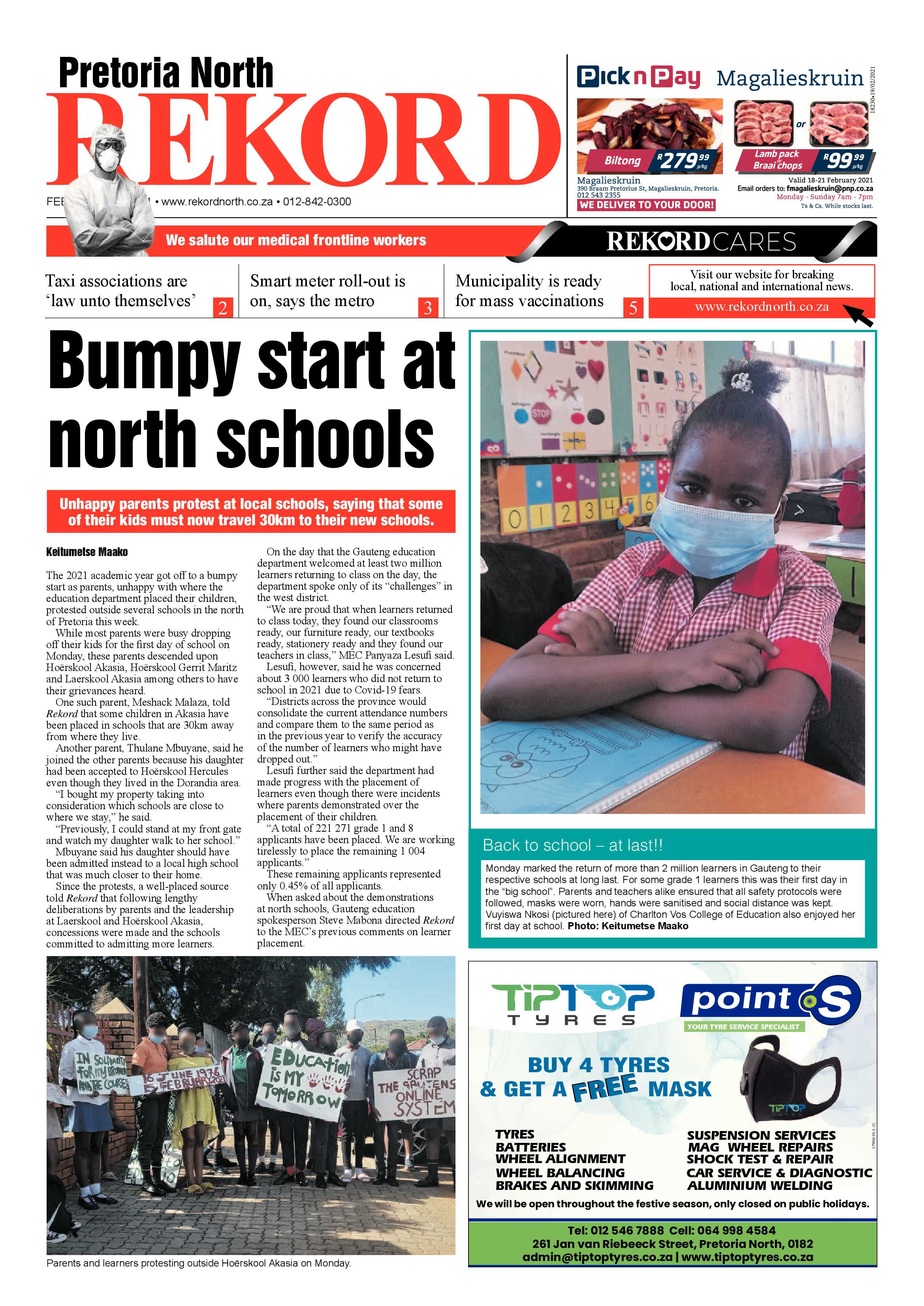 Rekord North 19 February 2021 page 1