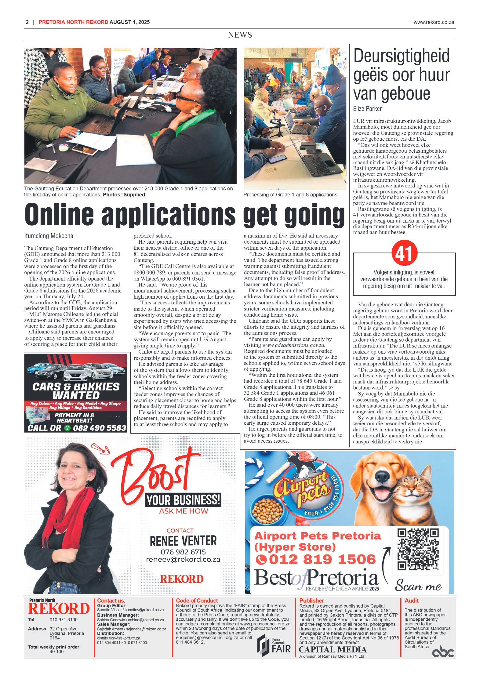 Rekord North 1 August 2025 page 2