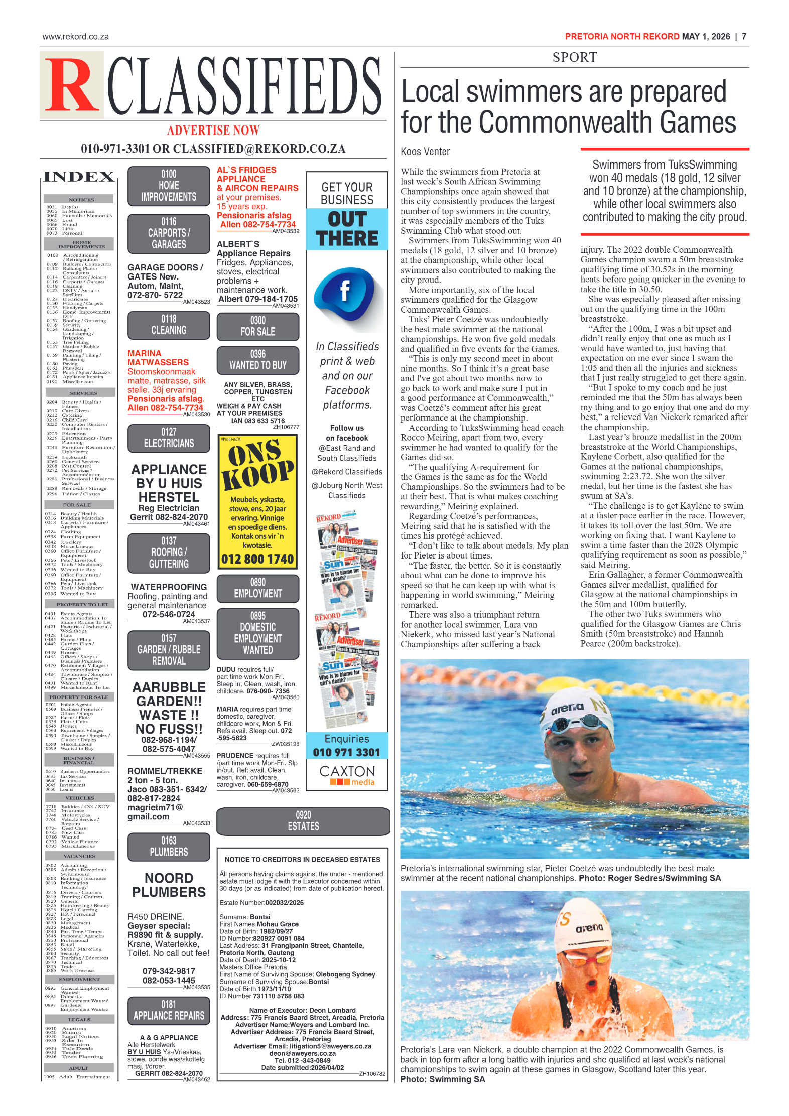 Rekord North 1 May 2026 page 7