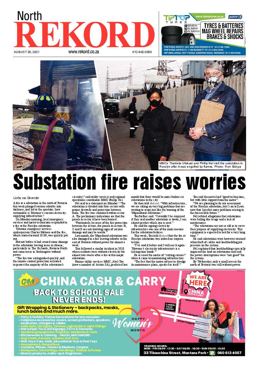 Rekord North 20 August 2021 page 1