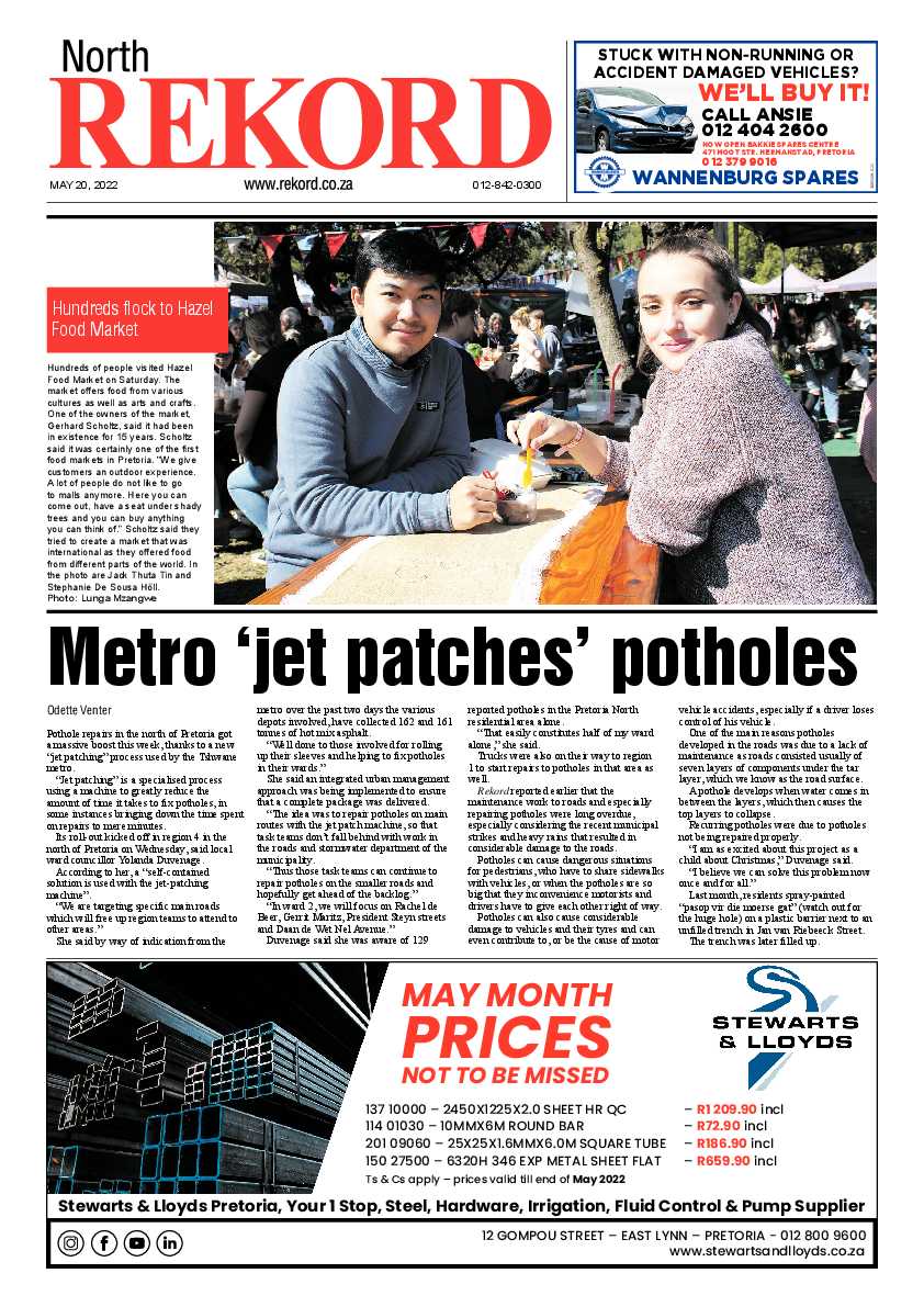 Rekord North 20 May 2022 page 1