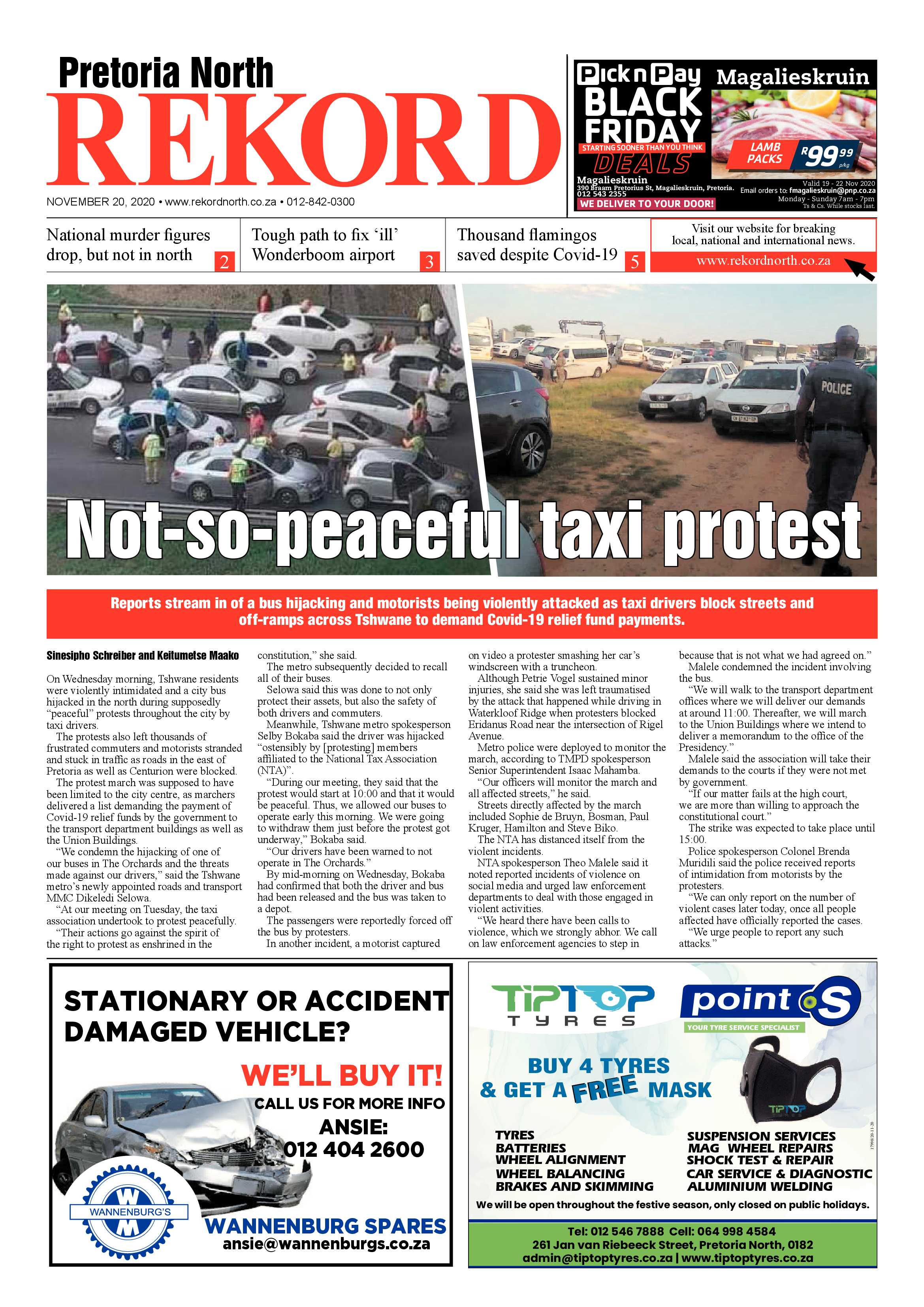 Rekord North 20 November 2020 page 1