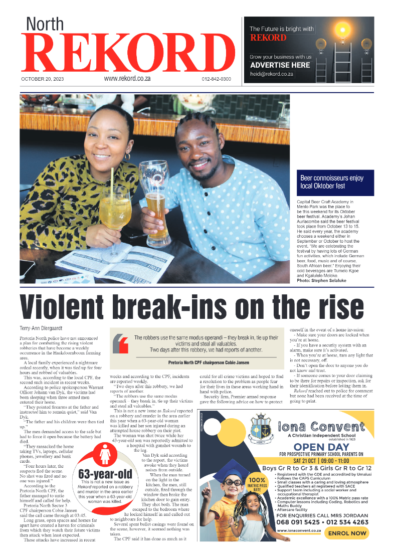 Rekord North 20 October 2023 page 1