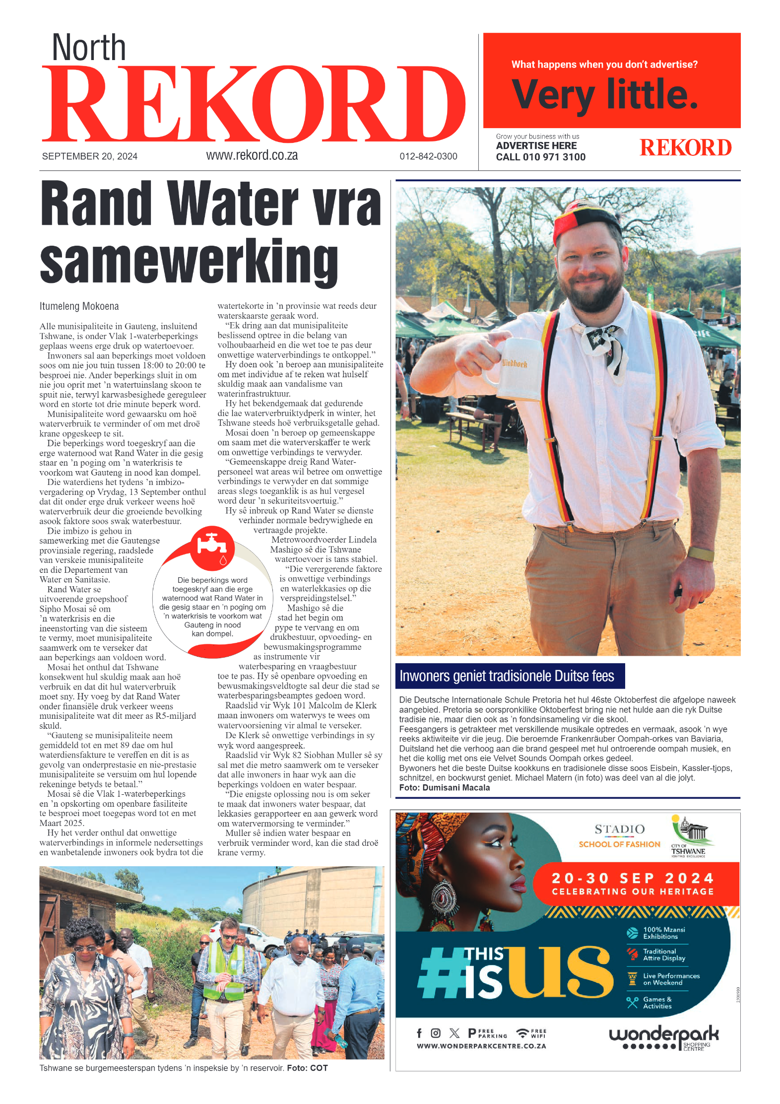Rekord North 20 September 2024 page 1