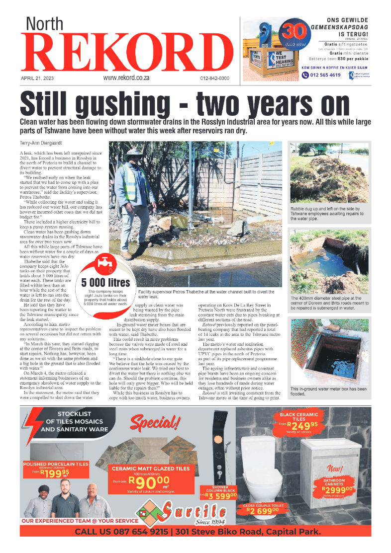 Rekord North 21 April 2023 page 1