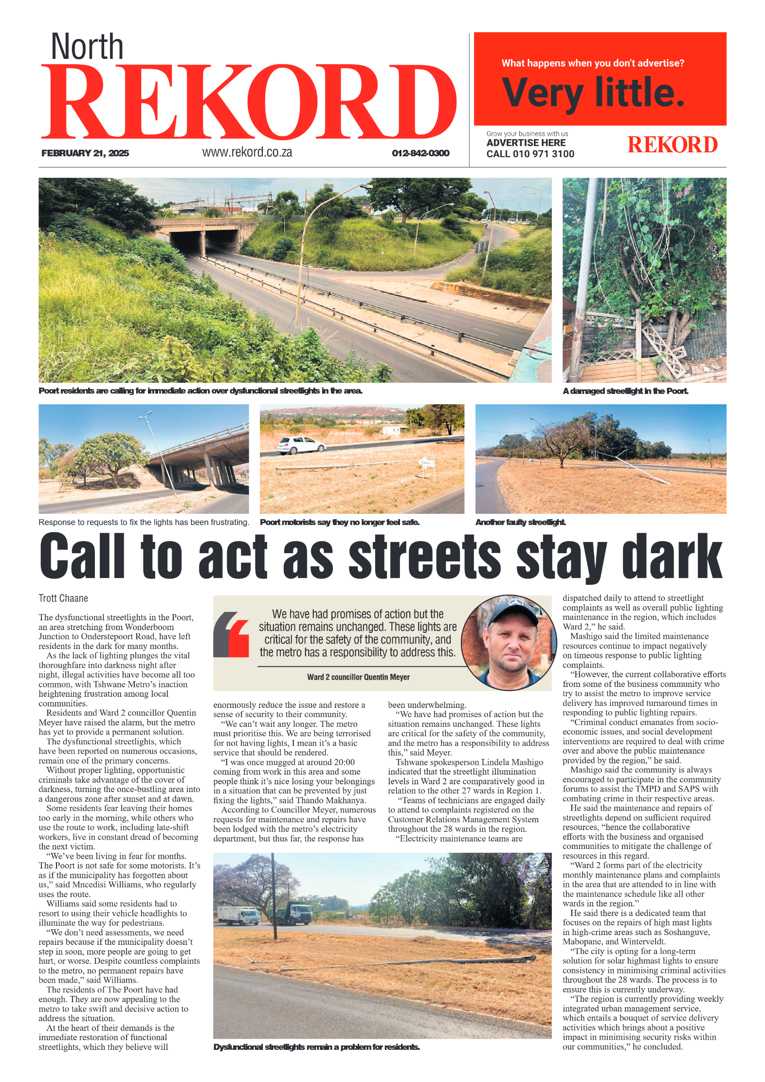 Rekord North 21 February 2025 page 1
