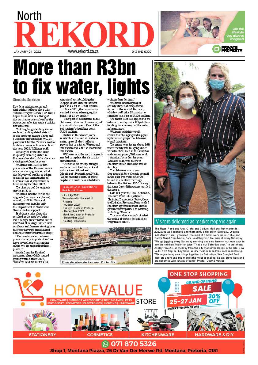 Rekord North 21 January 2022 page 1
