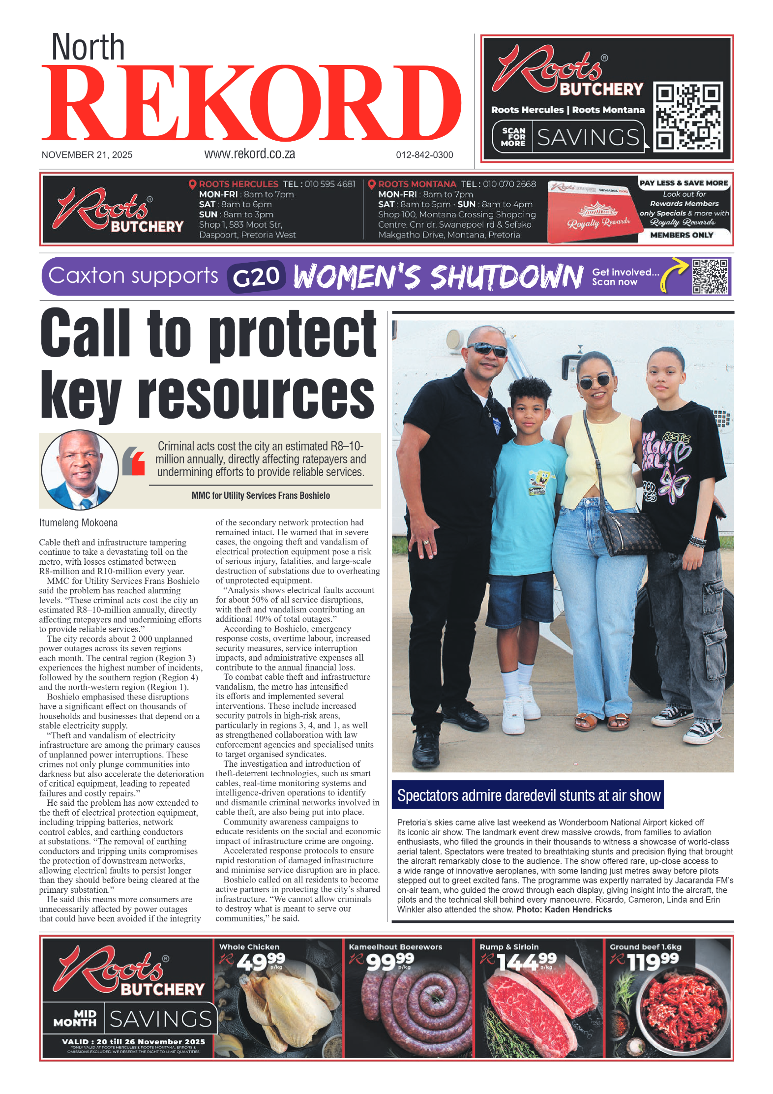 Rekord North 21 November 2025 page 1
