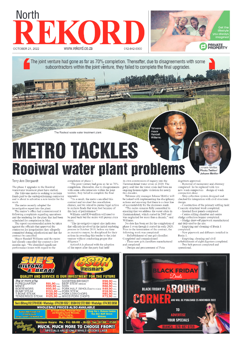 Rekord North 21 October 2022 page 1