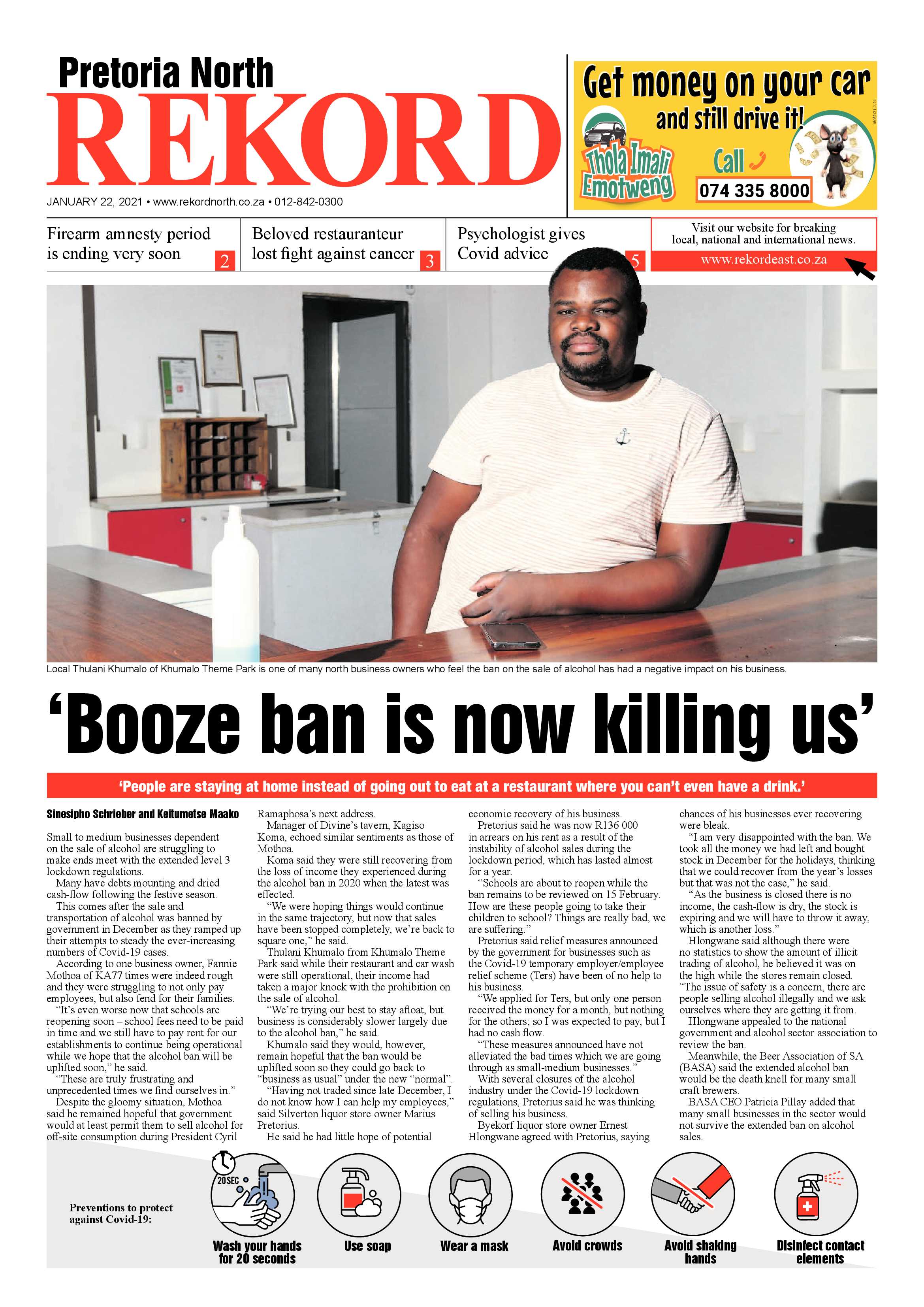 Rekord North 22 January 2021 page 1