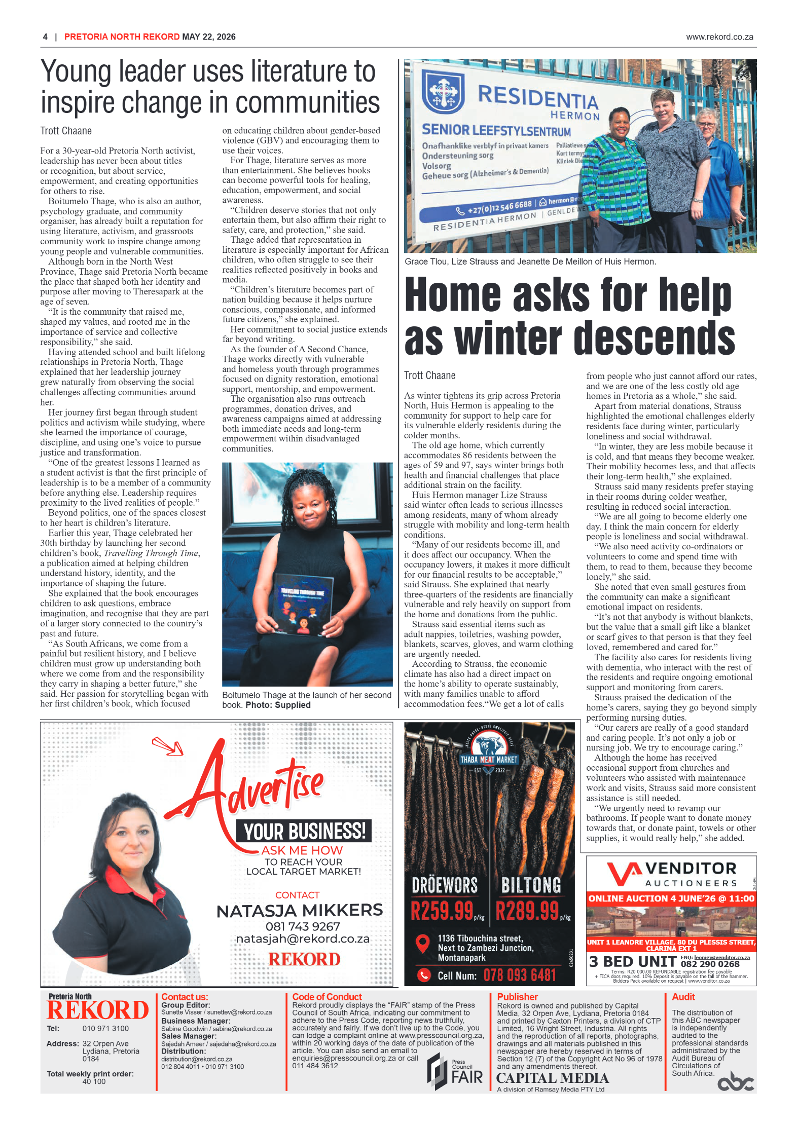 Rekord North 22 May 2026 page 4