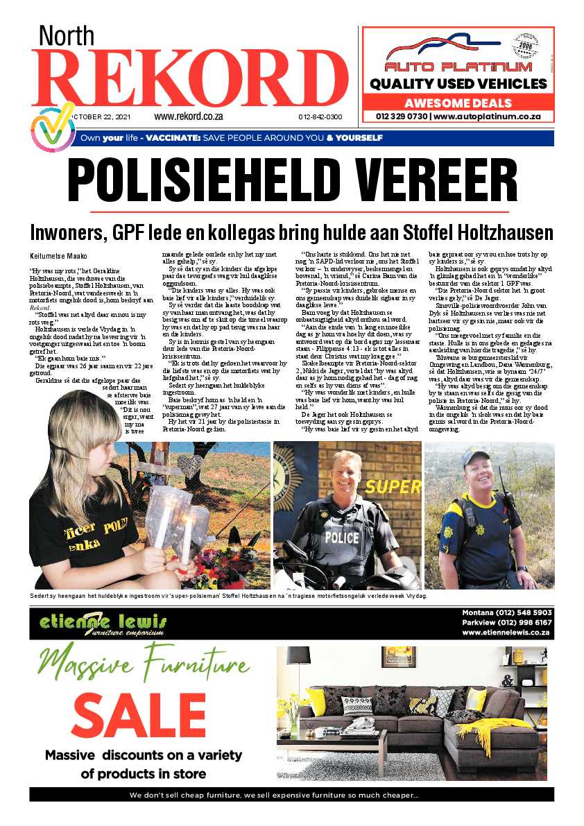 Rekord North 22 October 2021 page 1