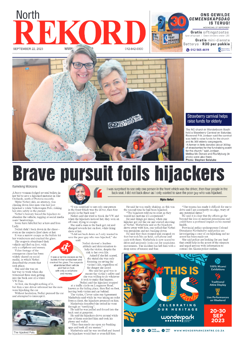 Rekord North 22 September 2023 page 1