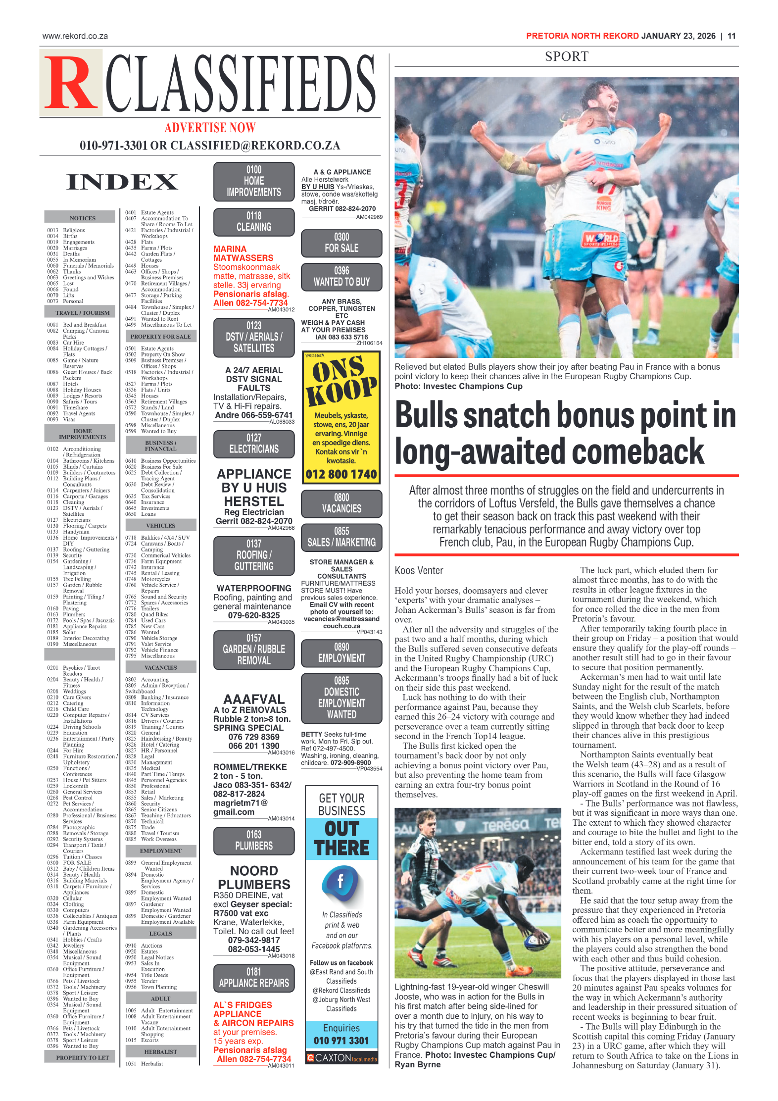 Rekord North 23 January 2026 page 11