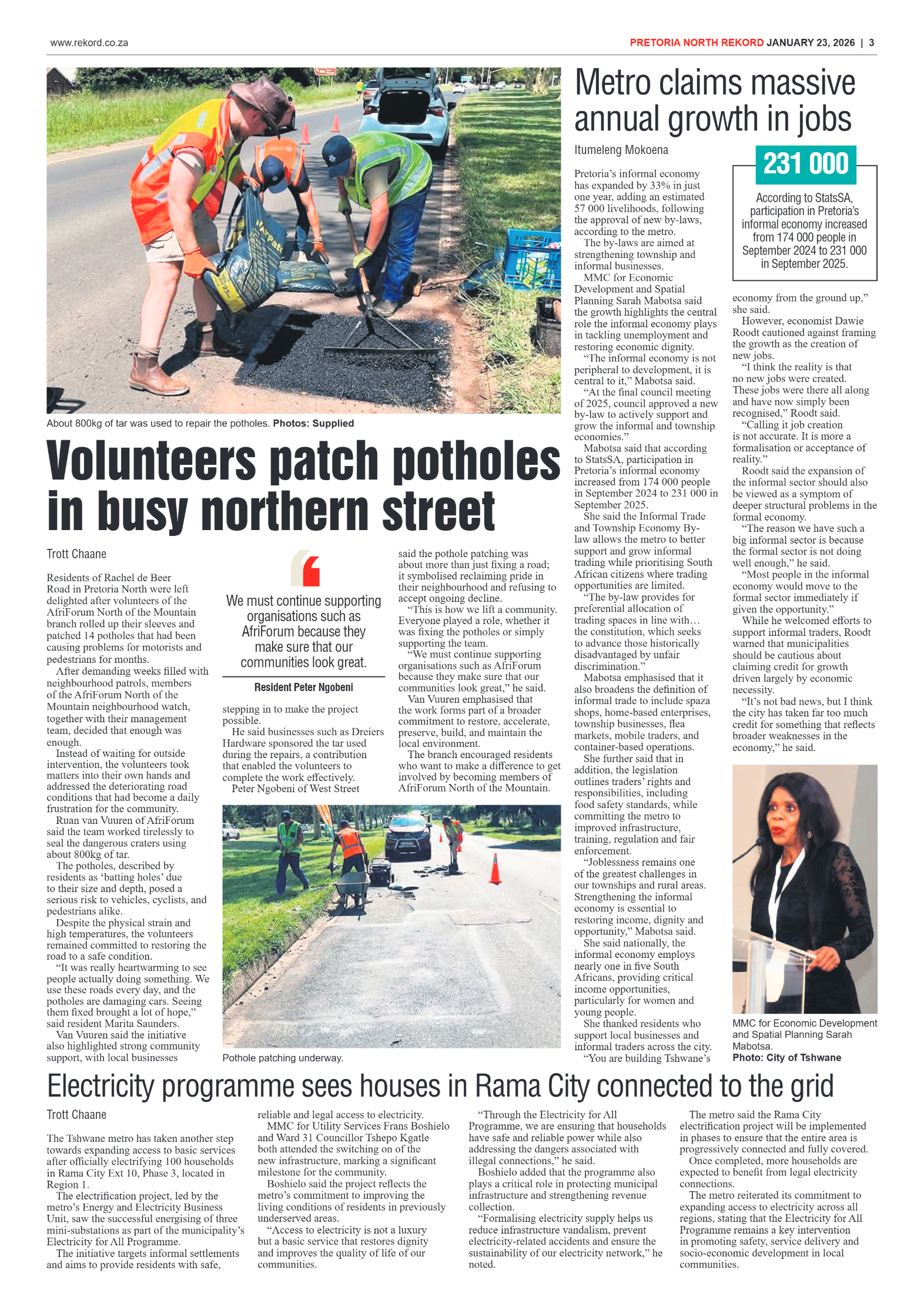 Rekord North 23 January 2026 page 3