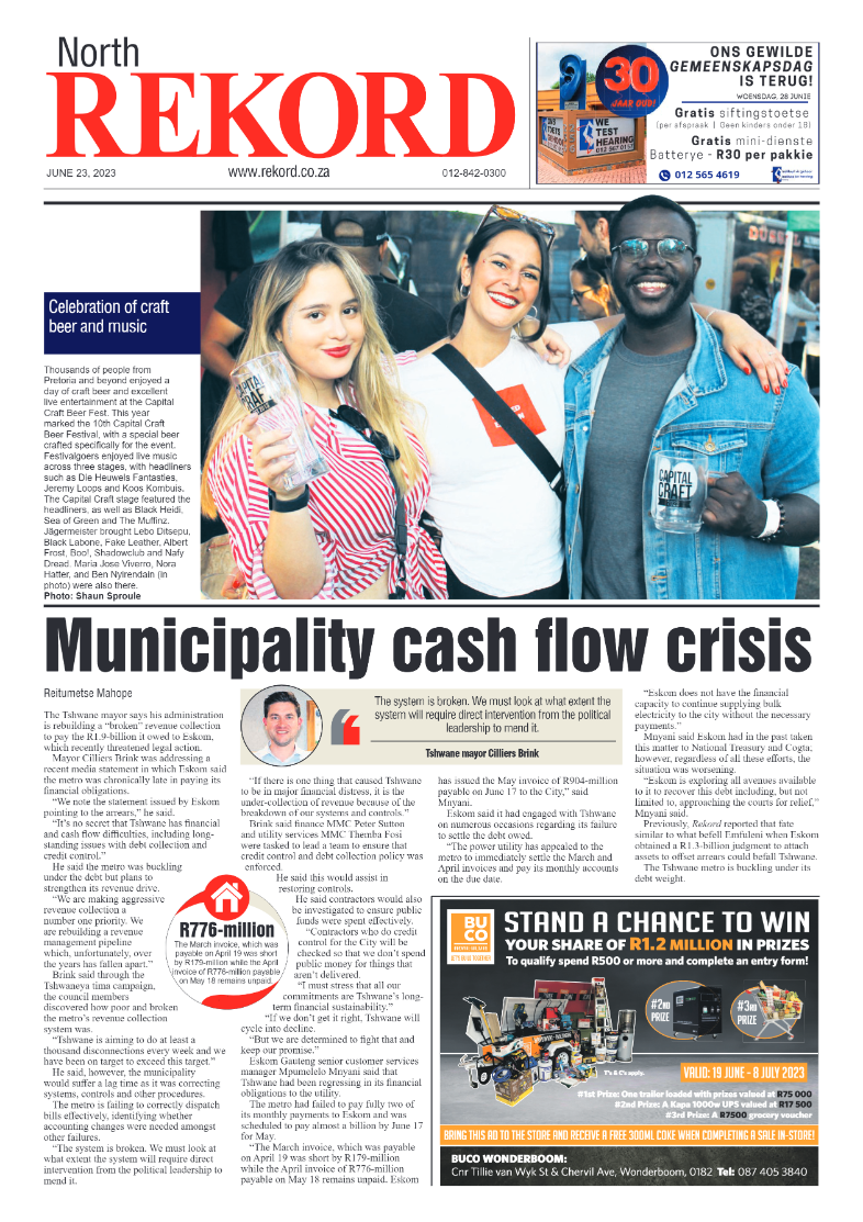 Rekord North 23 June 2023 page 1