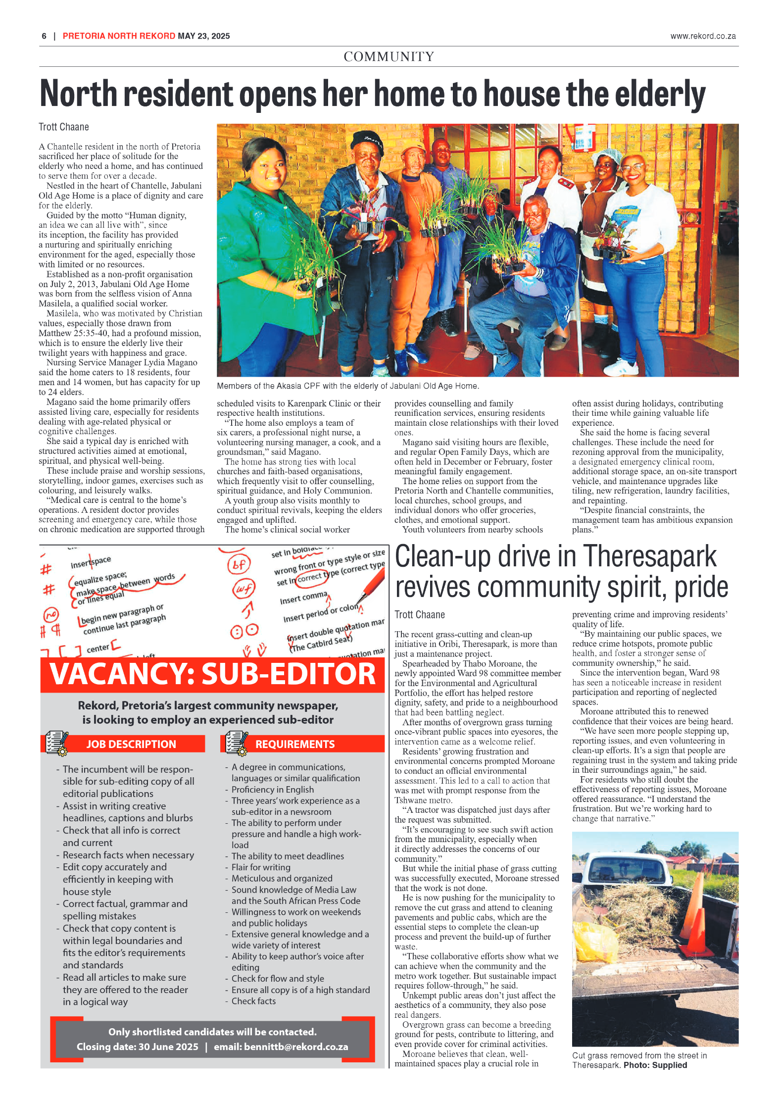 Rekord North 23 May 2025 page 6