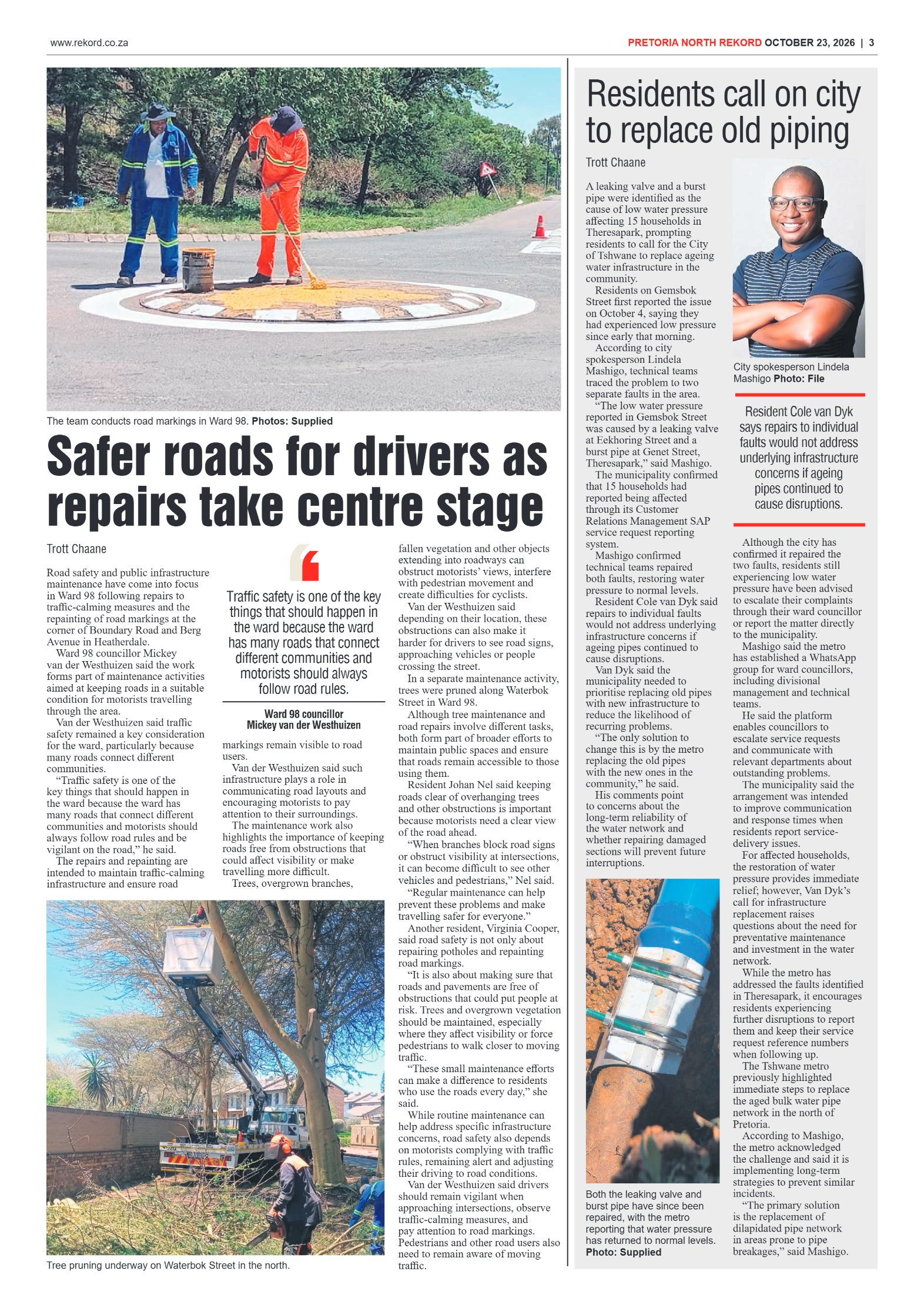 Rekord North – 23 October 2026 page 3