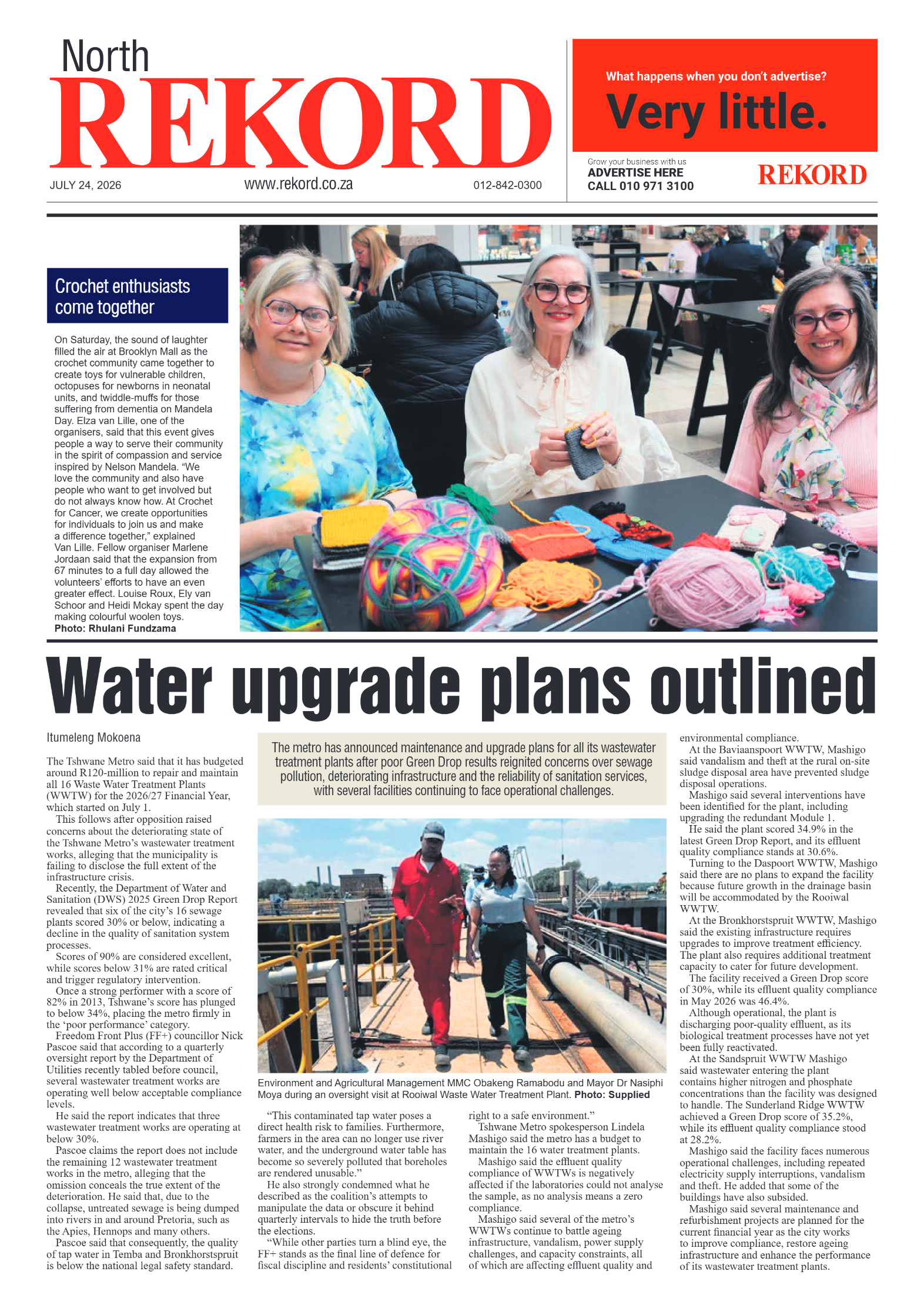 Rekord North 24 July 2026 page 1