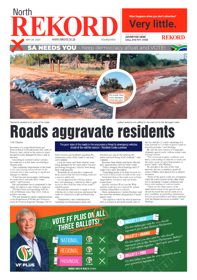 Rekord North 24 May 2024 page 1