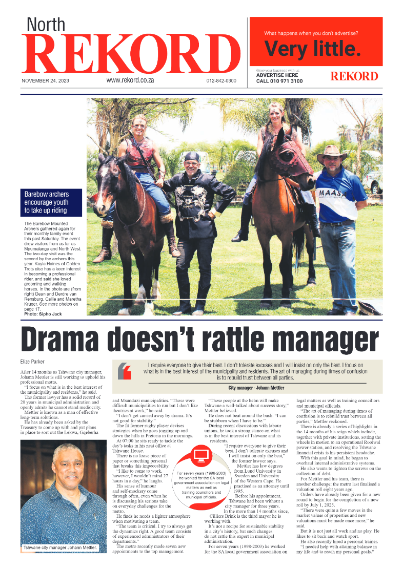 Rekord North 24 November 2023 page 1